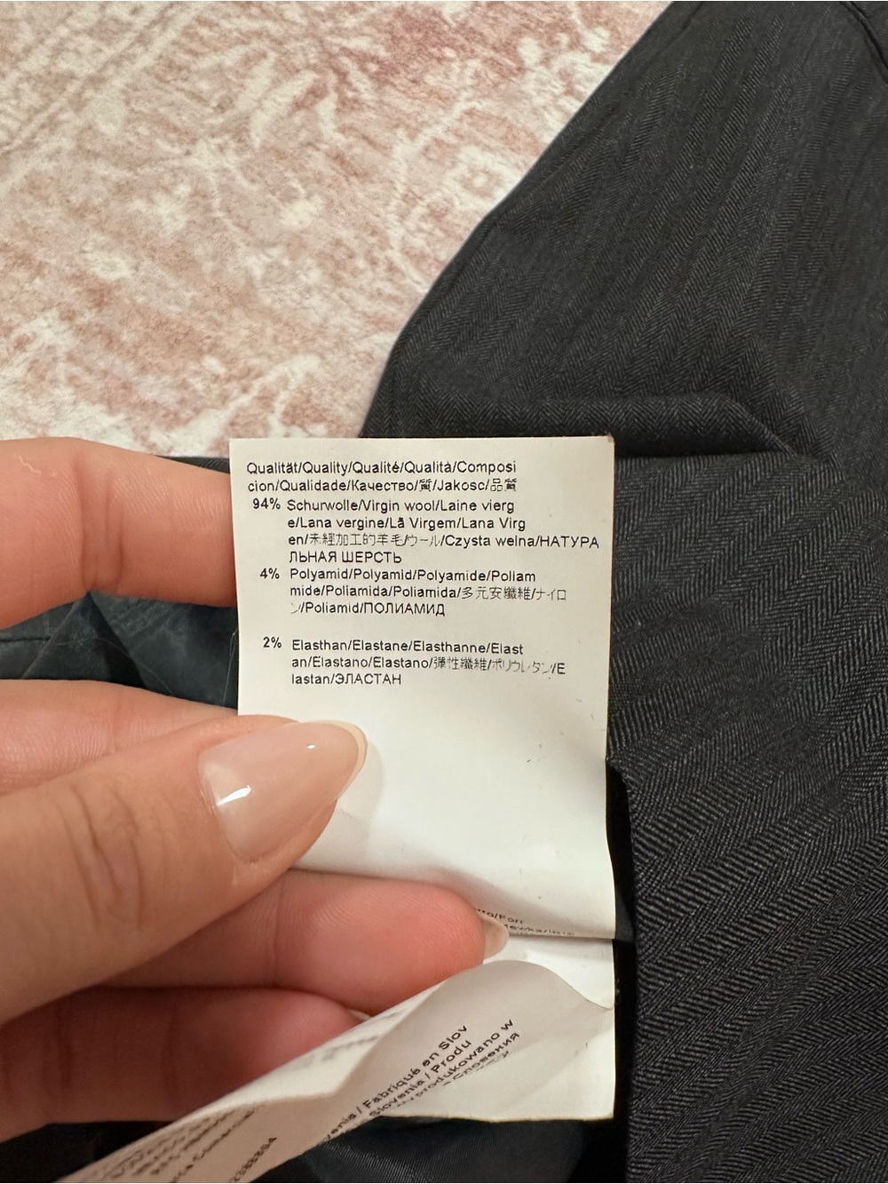 $395 Hugo Boss Virgin Wool Shift Dress - Picture 7 of 15